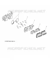 ENGINE, REED VALVE AND THROTTLE  BODY ADAPTER