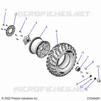 WHEELS, REAR