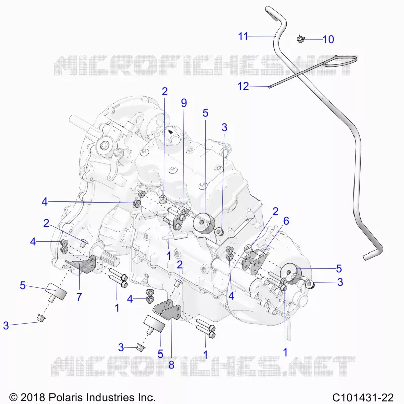 ENGINE, MOUNTING AND TRANSMISSION MOUNTING