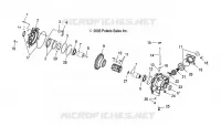 DRIVE TRAIN, FRONT GEARCASE (BUILT 8/28/07 AND BEFORE)