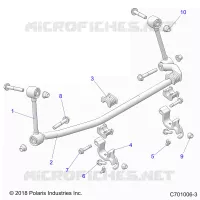 SUSPENSION, FRONT STABILIZER BAR- Z21NAM99AG (C701006-3)