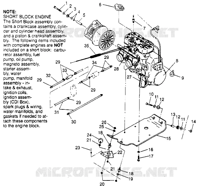 ENGINE MOUNTING  500 EFI 0952774, EFI SKS 0952574,   EFI SKS PT 0952974, AN (4929052905C005)
