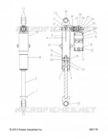 REAR TRACK SHOCK, HI LO ADJ., SNOW CHECK (7044383)