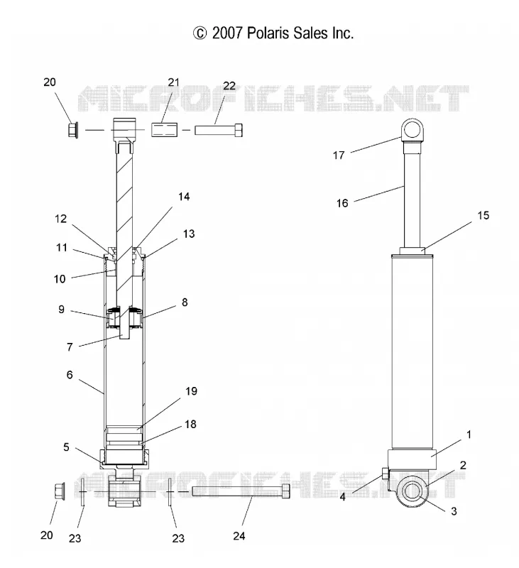 REAR TRACK SHOCK (7043366)