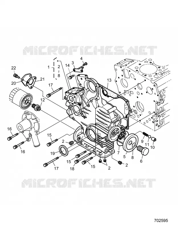 ENGINE, GEAR CASE