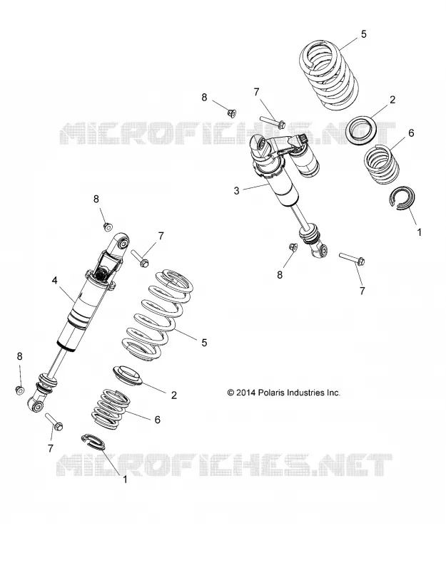 REAR SUSPENSION SHOCK MOUNTING