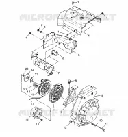 BLOWER HOUSING   RECOIL LITE 0983433 AND LITE DELUXE 0983431 (4941864186C006)
