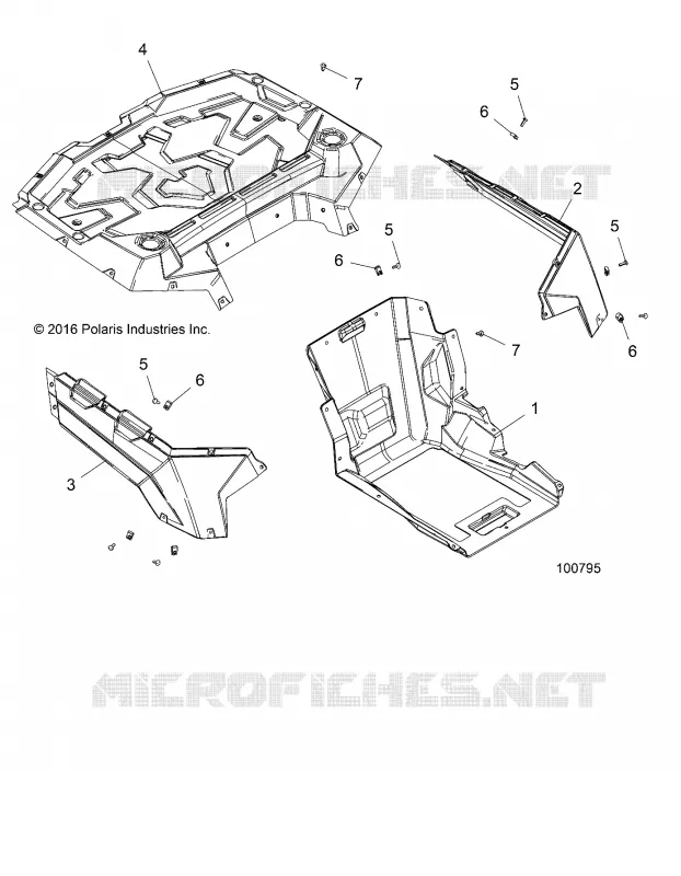 REAR BODYWORK BOX AND FENDERS
