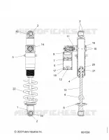 SUSPENSION, REAR SHOCK TRACK, VELOCITY