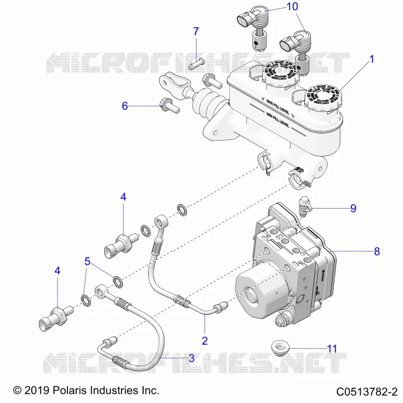 BRAKES, MASTER CYLINDER AND ABS MODULE