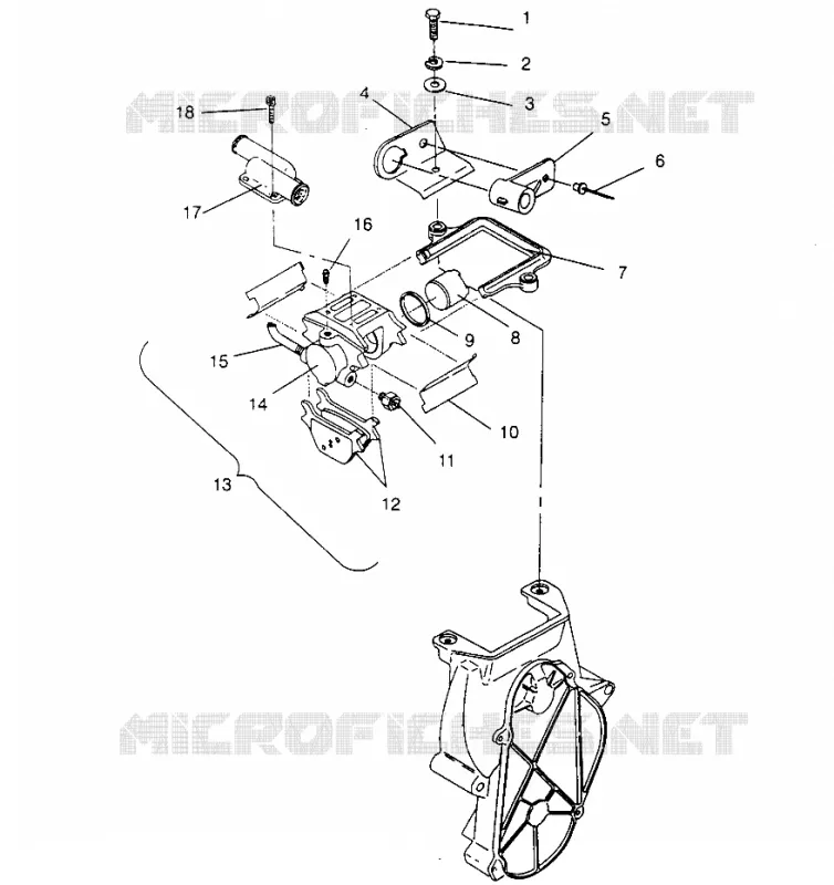 BRAKE RXL 0966768 (4932033203B005)