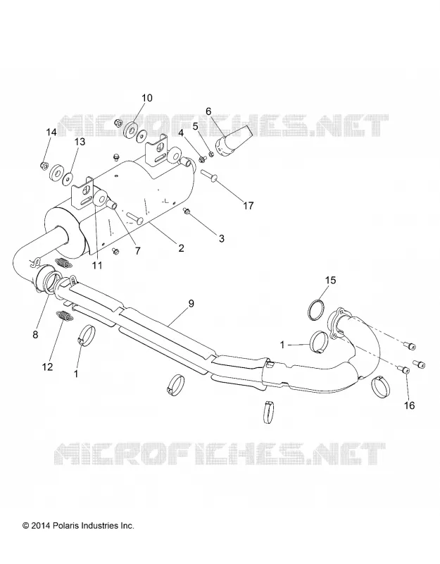 ENGINE, EXHAUST SYSTEM