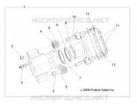 REAR BRAKE CALIPER