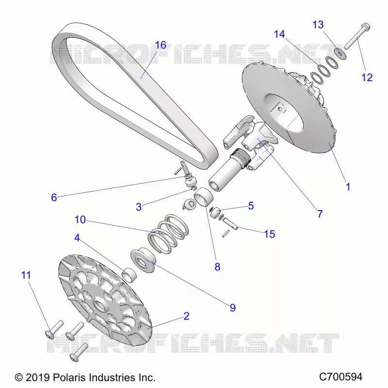 DRIVE TRAIN, CLUTCH, SECONDARY