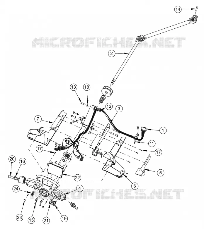 STEERING COLUMN WITH LOCK