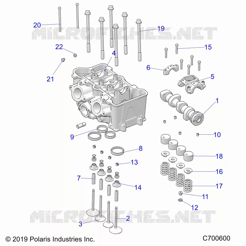 CYLINDER HEAD AND VALVES