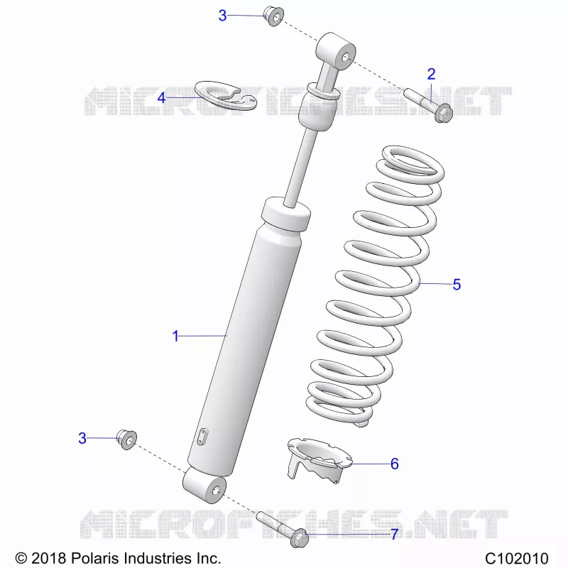 SUSPENSION, REAR SHOCK