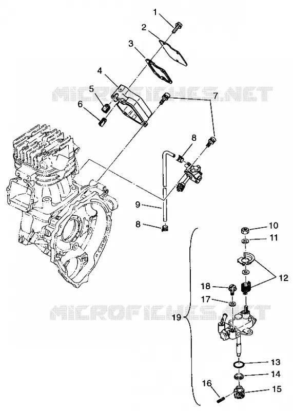 OIL PUMP SPORTSMAN 4X4 W948040 (4926842684D001)