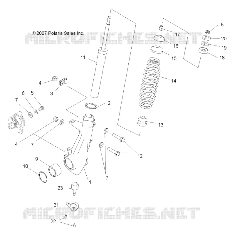 FRONT SUSPENSION STRUT