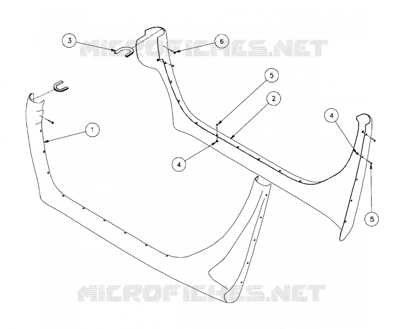 SIDE PANELS, 4 PASSENGER ABS