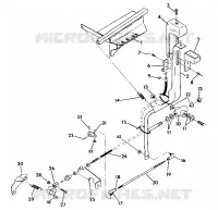 SHIFT LINKAGE ASSEMBLY 350 2X4 / W927539 (4922882288010A)