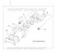 BARKE CALIPER, FRONT