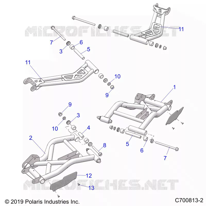 REAR SUSPENSION CONTROL ARMS