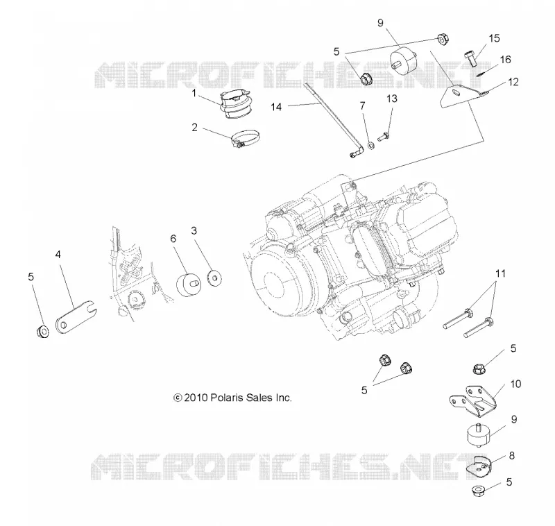 ENGINE, MOUNTING