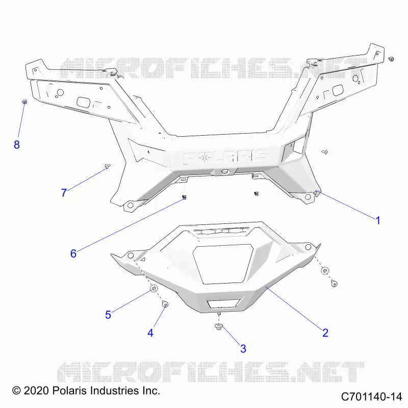 REAR BODYWORK BUMPER