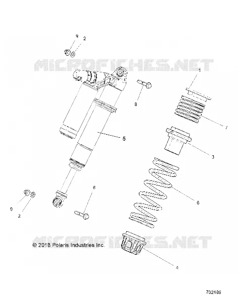 FRONT SUSPENSION SHOCK MOUNTING