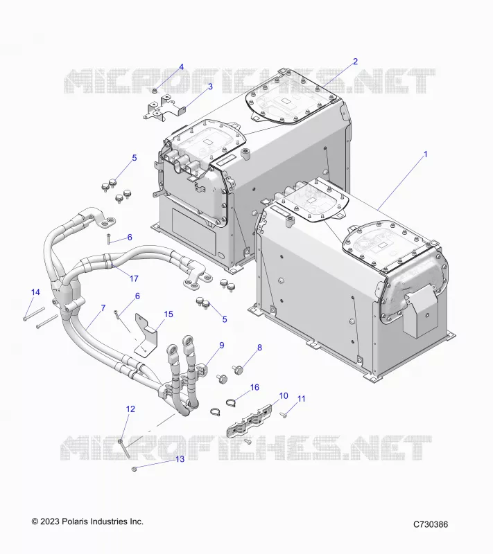 ELECTRICAL, BATTERY WITH CABLES, BCB