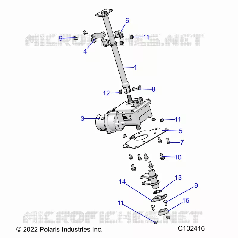 STEERING POST  AND EPS