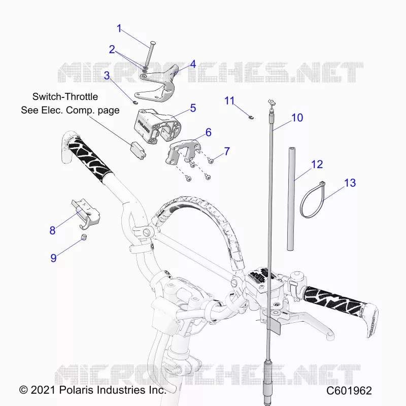 ENGINE, THROTTLE CONTROL ASM.