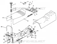 SEAT   GAS TANK 500 CARB 0962764, 500 CARB SKS 0962564,  EUROPEAN 500 CAR (4931873187A007)