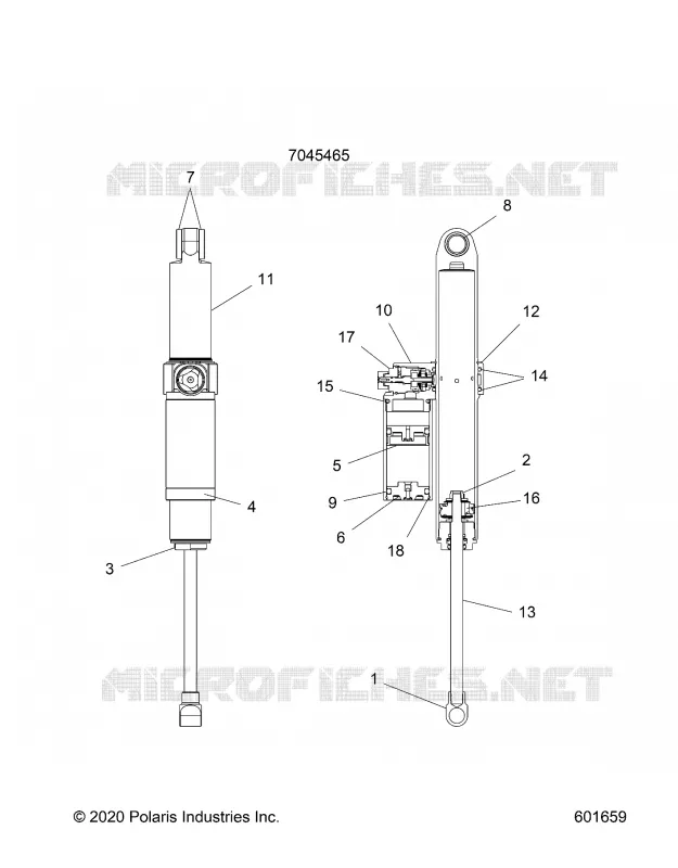 SUSPENSION, REAR SHOCK TRACK