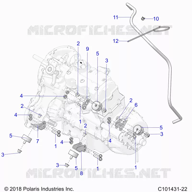ENGINE, MOUNTING AND TRANSMISSION MOUNTING