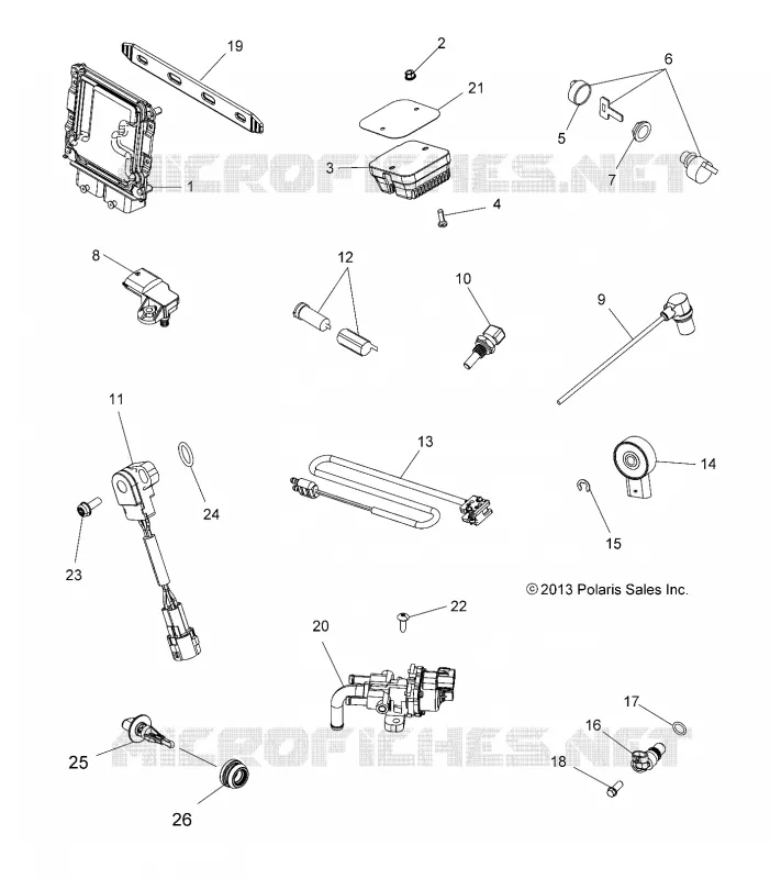 SWITCHES, SENSORS, ECU AND CONTROL MODULES