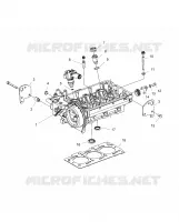 CYLINDER HEAD AND PRECOMBUSTION CHAMBER