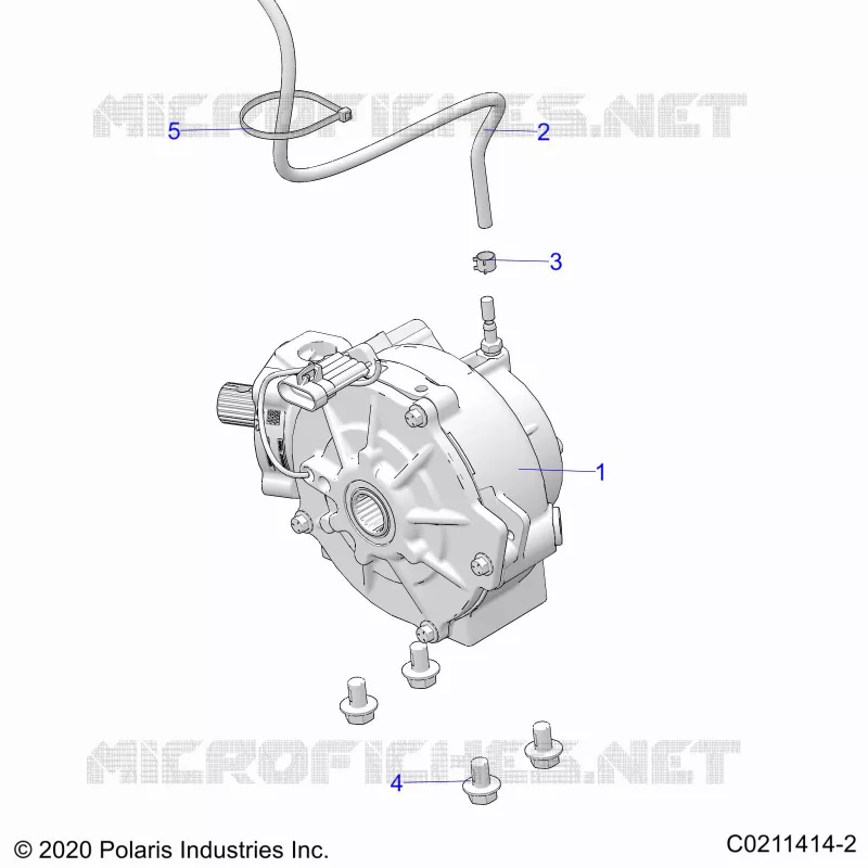 DRIVE TRAIN, FRONT GEARCASE MOUNTING