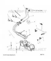 FUEL SYSTEM, RAIL, LINES AND THROTTLE BODY