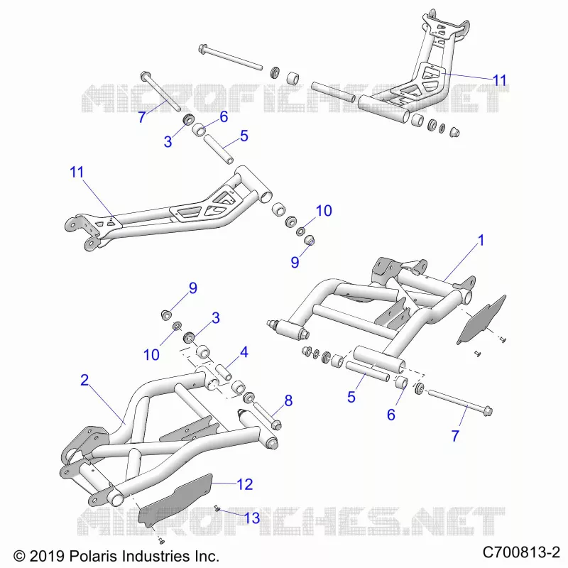 REAR SUSPENSION CONTROL ARMS