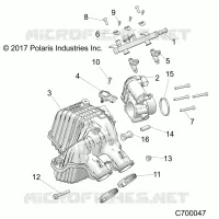 ENGINE, AIR INTAKE MANIFOLD EVAP 50S