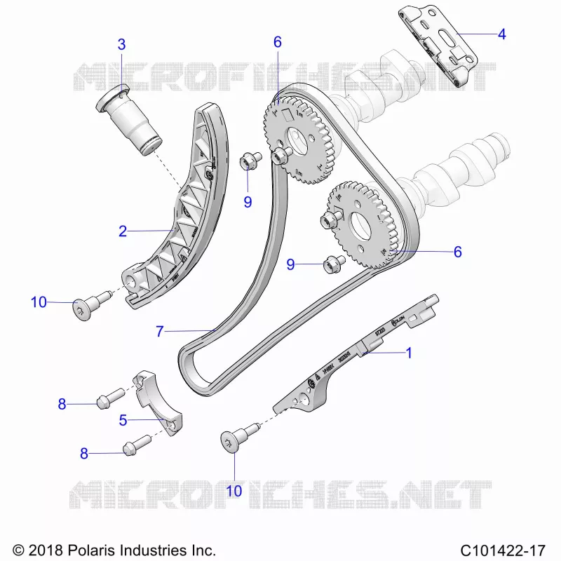 CAM CHAIN AND SPROCKET