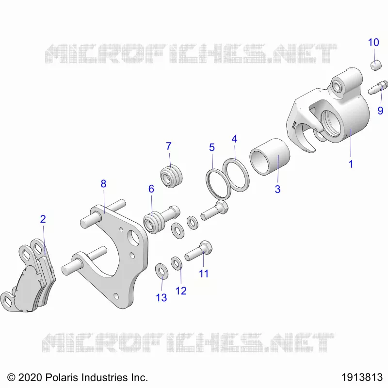 BRAKES, BRAKE FRONT BRAKE CALIPER