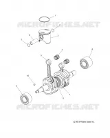 ENGINE, PISTON AND CRANKSHAFT
