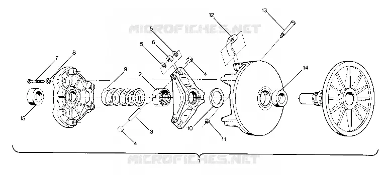 DRIVE CLUTCH TRAIL (4916831683019A)