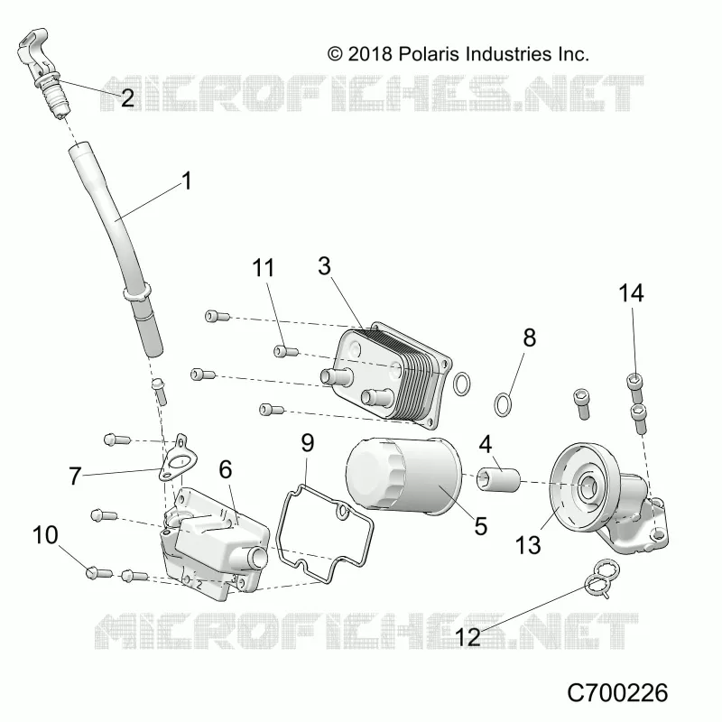 ENGINE, DIPSTICK & OIL FILTER