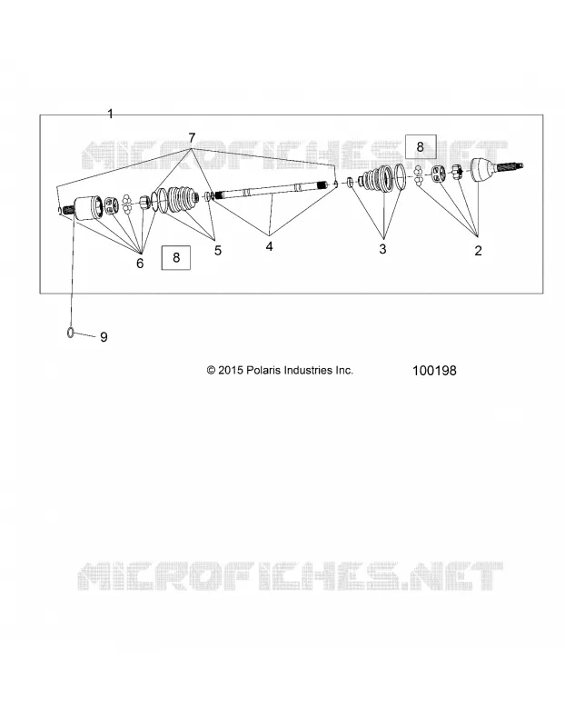 DRIVE TRAIN, FRONT HALF SHAFT