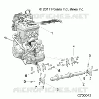 ENGINE, MOUNTING & LONG BLOCK