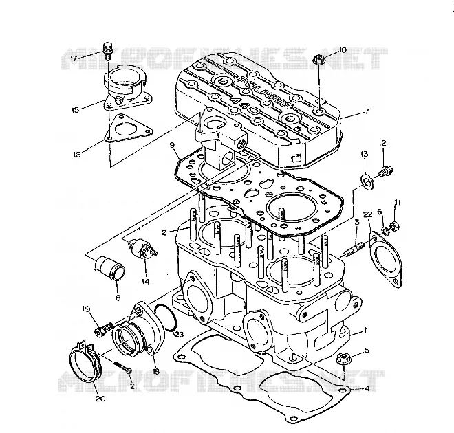 CYLINDER 400 XC (4920122012028A)